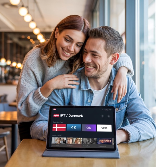 Par ser IPTV Danmark TV på tablet – Dansk IPTV med 4K film, serier og livekanaler